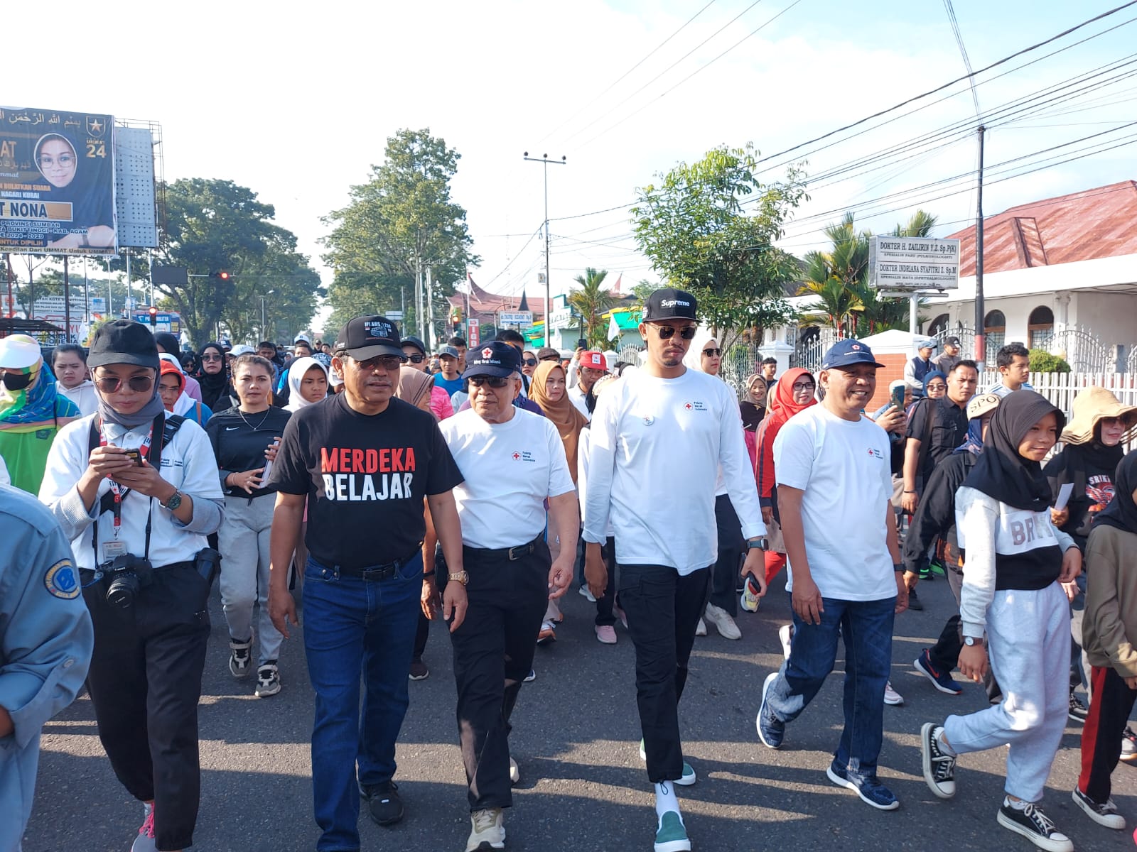 Suasana perayaan HUT PMI Bukittinggi ke-78, Minggu (17/09/2023).