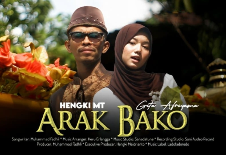 Hengki MT feat Gita Afriyasna rilis lagu Minang terbaru Arak Bako. (Dok. Istimewa)